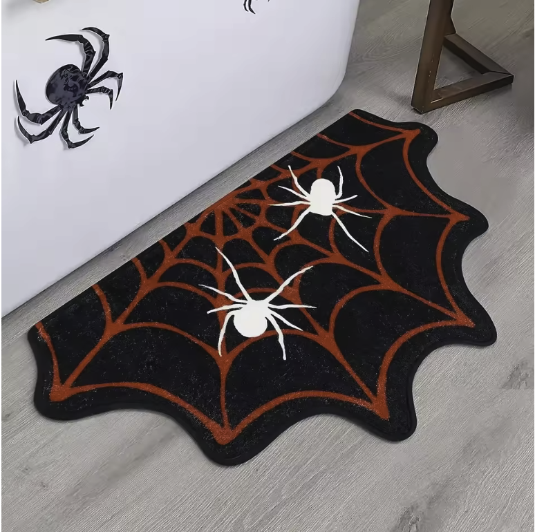 Halloween Spider Web Mat